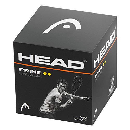 HEAD Prime Squashball, schwarz, 12 Bälle von HEAD