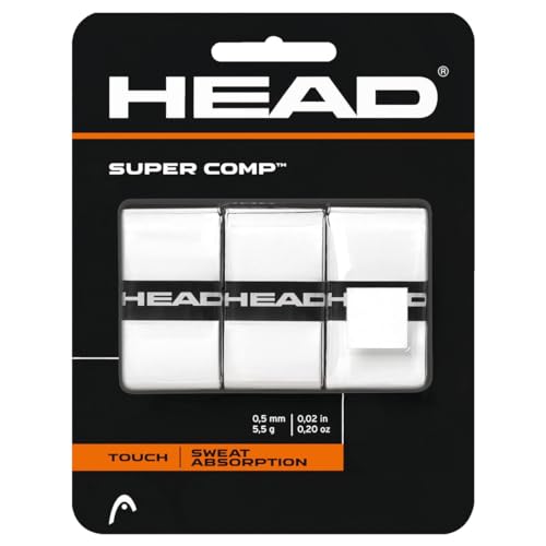 HEAD Unisex Supercomp™ Griffband, Weiß, Einheitsgröße EU HEAD Unisex Supercomp™ Griffband, Weiß, Einheitsgröße EU von HEAD