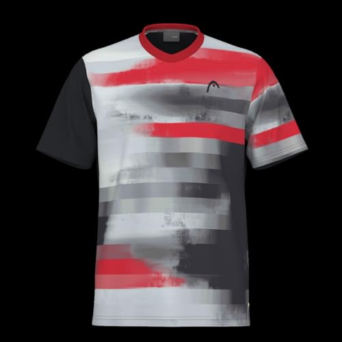 HEAD Jungen Topspin T-Shirt Boys Tennis, Print Vision/Schwarz, 128 EU HEAD Jungen Topspin T-Shirt Boys Tennis, Print Vision/Schwarz, 128 EU von HEAD