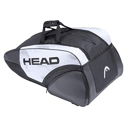 HEAD Tennis Tasche Damen,Tennis Tasche, Tennis Tasche Nike,Tennis Tasche Wilson,Angie Kerber Tennis Tasche,artengo Tasche Tennis Djokovic 9R Supercombi Tennistasche, Weiss/schwarz, 9 Racquets HEAD Tennis Tasche Damen,Tennis Tasche, Tennis Tasche Nike,Tennis Tasche Wilson,Angie Kerber Tennis Tasche,artengo Tasche Tennis Djokovic 9R Supercombi Tennistasche, Weiss/schwarz, 9 Racquets von HEAD