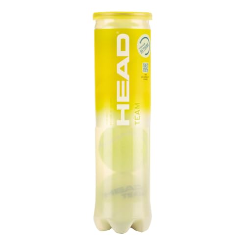 HEAD Herren Tennisbälle Team 4er, Gelb, One Size HEAD Herren Tennisbälle Team 4er, Gelb, One Size von HEAD