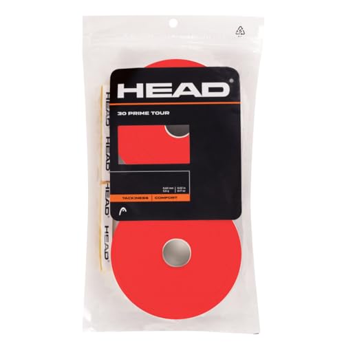 HEAD Unisex-Adult 30 Prime Tour Griffband, Silber, One Size von HEAD