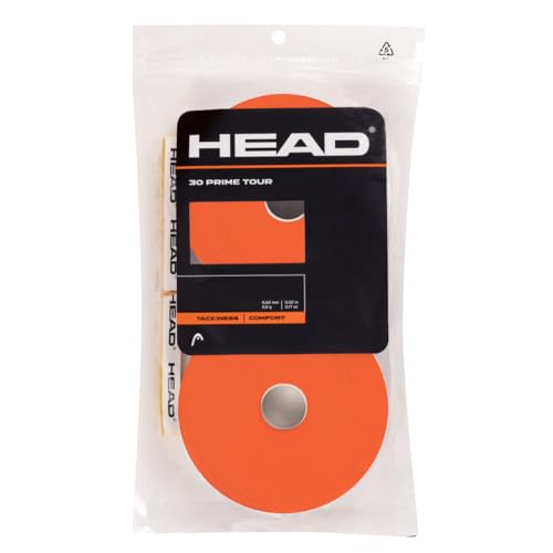 HEAD Unisex-Adult 30 Prime Tour Tennis Griffband, Orange, One Size HEAD Unisex-Adult 30 Prime Tour Tennis Griffband, Orange, One Size von HEAD