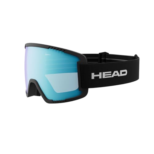 HEAD Unisex-Adult CONTEX Photo Ski-und Snowboardbrille, Blau/Schwarz, S HEAD Unisex-Adult CONTEX Photo Ski-und Snowboardbrille, Blau/Schwarz, S von HEAD