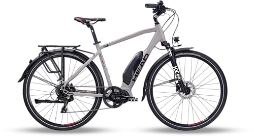 HEAD Unisex - Adult E Revelo 1.0 E Trekking Bike, Matt Grey/Red, 50 HEAD Unisex - Adult E Revelo 1.0 E Trekking Bike, Matt Grey/Red, 50 von HEAD