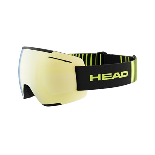 HEAD Unisex-Adult F-LYT Ski-und Snowboardbrille, Lime/Black, M HEAD Unisex-Adult F-LYT Ski-und Snowboardbrille, Lime/Black, M von HEAD