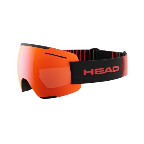 HEAD Unisex-Adult F-LYT Ski-und Snowboardbrille, red/Black, L HEAD Unisex-Adult F-LYT Ski-und Snowboardbrille, red/Black, L von HEAD