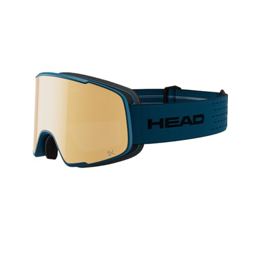 HEAD Unisex-Adult Horizon 2.0 5K + Spare Lens Ski-und Snowboardbrille, Gold/Petrol, One Size HEAD Unisex-Adult Horizon 2.0 5K + Spare Lens Ski-und Snowboardbrille, Gold/Petrol, One Size von HEAD