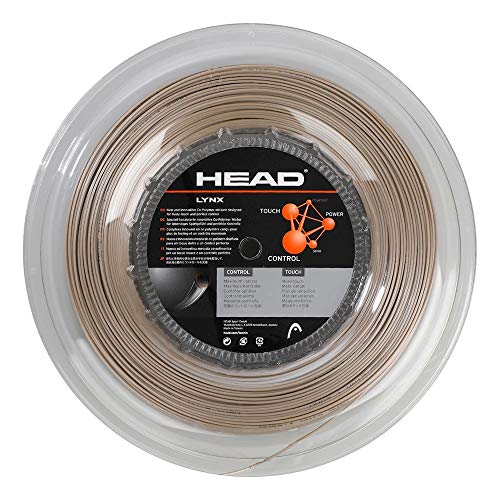 HEAD Unisex-Adult Lynx Rolle Tennis-Saite, Champagne, 1.25 mm / 17 g HEAD Unisex-Adult Lynx Rolle Tennis-Saite, Champagne, 1.25 mm / 17 g von HEAD