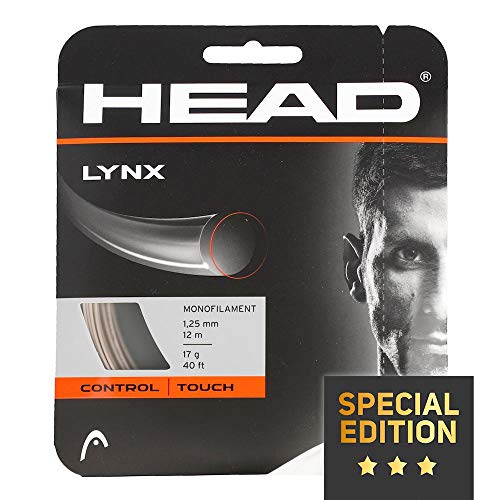 HEAD Unisex-Adult Lynx Set Tennis-Saite, Champagne, 1.25 mm / 17 g von HEAD