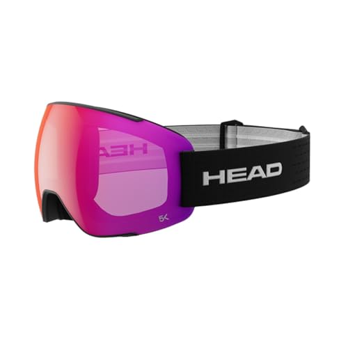 HEAD Unisex-Adult Magnify 5K Ski-und Snowboardbrille, Rot/Schwarz, One Size HEAD Unisex-Adult Magnify 5K Ski-und Snowboardbrille, Rot/Schwarz, One Size von HEAD