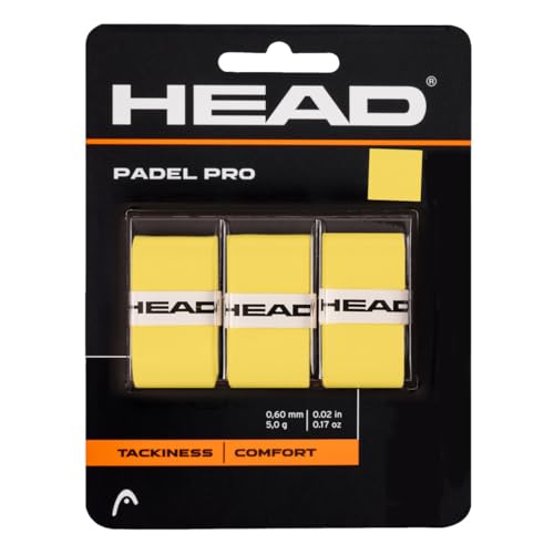 HEAD Unisex-Adult Padel Pro Griffband, Gelb, One Size HEAD Unisex-Adult Padel Pro Griffband, Gelb, One Size von HEAD