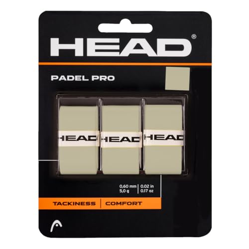 HEAD Unisex-Adult Padel Pro Griffband, Grau, One Size HEAD Unisex-Adult Padel Pro Griffband, Grau, One Size von HEAD