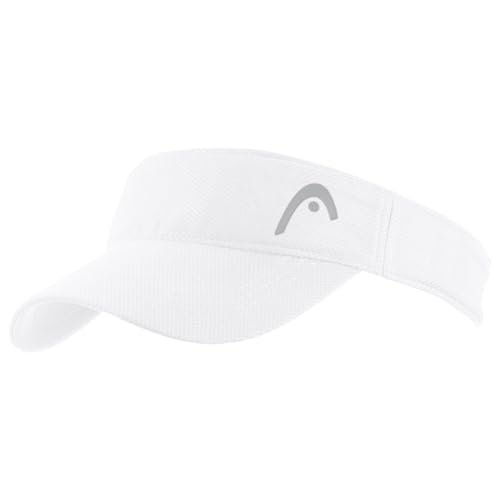 HEAD Unisex-Adult Performance Visor, weiß, One Size HEAD Unisex-Adult Performance Visor, weiß, One Size von HEAD