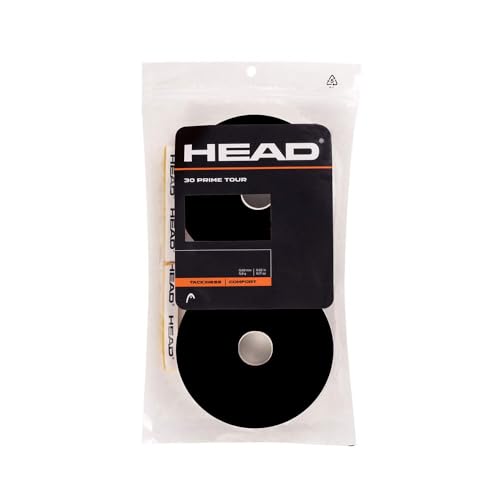 HEAD Unisex-Adult 30 Prime Tour Tennis Griffband, Schwarz, One Size HEAD Unisex-Adult 30 Prime Tour Tennis Griffband, Schwarz, One Size von HEAD
