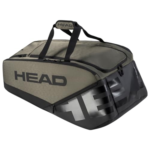 HEAD Unisex-Adult Pro X Racquet Bag XL Tennistasche, Thyme/Schwarz von HEAD