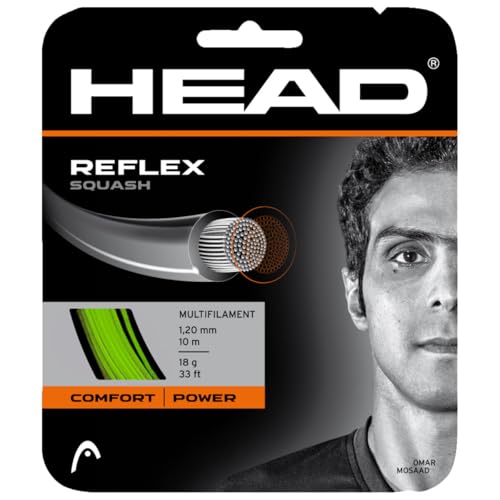 HEAD REFLEX SQUASH, green, 1.20 mm / 18 g HEAD REFLEX SQUASH, green, 1.20 mm / 18 g von HEAD