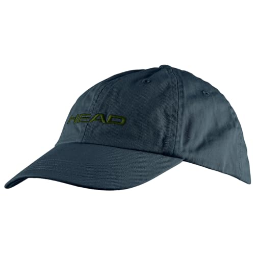 HEAD Unisex-Adult Six Panel Cotton Cap, Navy, One Size HEAD Unisex-Adult Six Panel Cotton Cap, Navy, One Size von HEAD