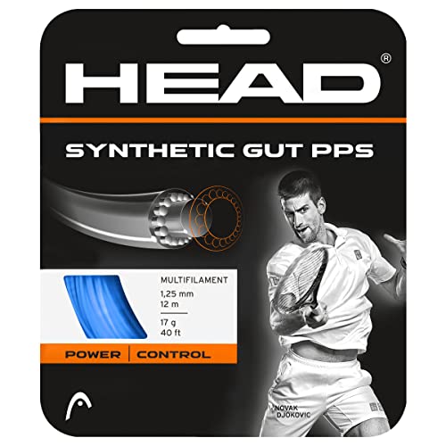 HEAD Unisex-Adult Synthetic Gut PPS Set Tennis-Saite, Blau, 1.20 mm / 18 g von HEAD