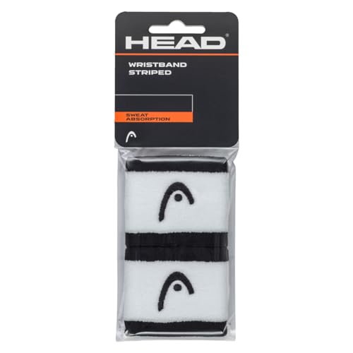 HEAD Unisex-Adult Wristband Striped 2.5, Black/White, 2.5 inches HEAD Unisex-Adult Wristband Striped 2.5, Black/White, 2.5 inches von HEAD