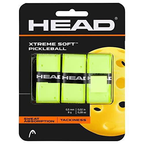HEAD Unisex-Adult XtremeSoft Pickleball Griffband, gelb, One Size HEAD Unisex-Adult XtremeSoft Pickleball Griffband, gelb, One Size von HEAD