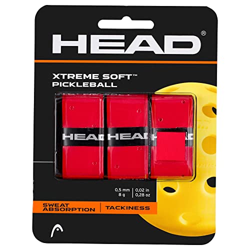 HEAD Unisex-Adult XtremeSoft Pickleball Griffband, rot, One Size HEAD Unisex-Adult XtremeSoft Pickleball Griffband, rot, One Size von HEAD