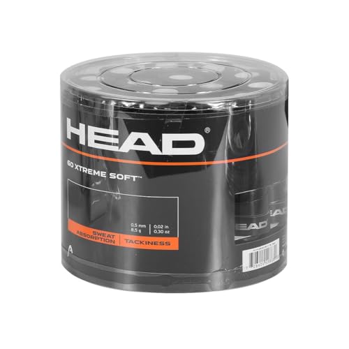 HEAD Unisex-Erwachsene 60 Xtremesoft Griffband, schwarz, Einheitsgröße HEAD Unisex-Erwachsene 60 Xtremesoft Griffband, schwarz, Einheitsgröße von HEAD
