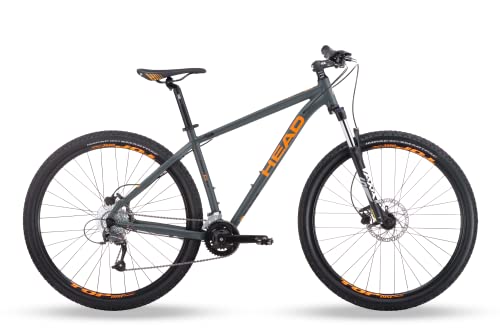 HEAD Unisex – Erwachsene Granger Mountainbike, matt grau/orange, 42 von HEAD