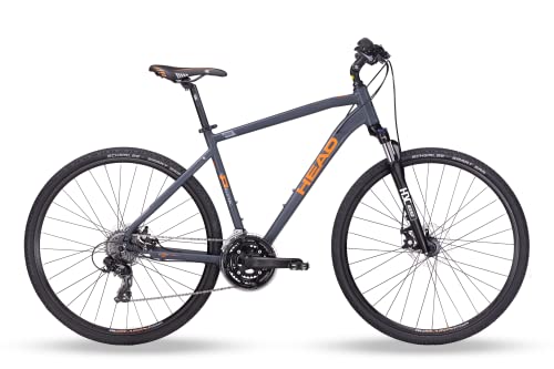HEAD Unisex – Erwachsene I-Peak 1.0 Crossbike, matt grau/orange, 59 HEAD Unisex – Erwachsene I-Peak 1.0 Crossbike, matt grau/orange, 59 von HEAD