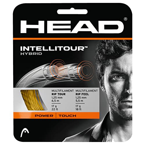 HEAD Unisex-Erwachsene Intellitour Set Tennis-Saite, Natural, 16 HEAD Unisex-Erwachsene Intellitour Set Tennis-Saite, Natural, 16 von HEAD