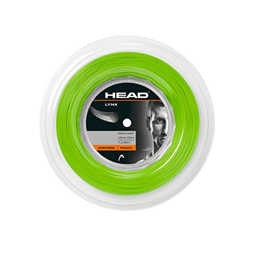 HEAD Unisex Lynx rulle Tennis Saite, green, 18 EU von HEAD