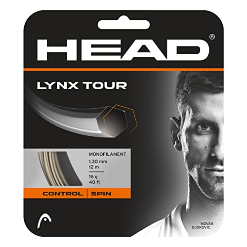 HEAD Unisex-Erwachsene Lynx Tour Tennis-Saite, Champagne, 17 HEAD Unisex-Erwachsene Lynx Tour Tennis-Saite, Champagne, 17 von HEAD