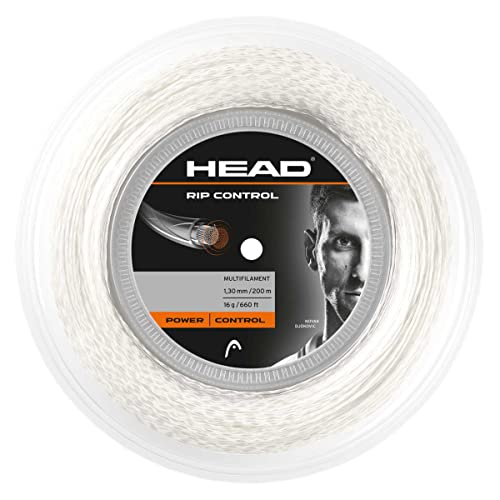 HEAD Unisex-Erwachsene RIP Control Rolle Tennis-Saite, White, 17 HEAD Unisex-Erwachsene RIP Control Rolle Tennis-Saite, White, 17 von HEAD