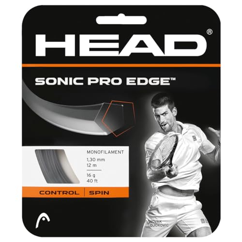 HEAD Unisex-Erwachsene Sonic Pro Edge Set Tennis-Saite, Anthracite, 16 von HEAD
