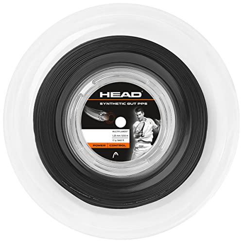 HEAD Unisex-Erwachsene Synthetic Gut PPS Rolle Tennis-Saite, Black, 18 HEAD Unisex-Erwachsene Synthetic Gut PPS Rolle Tennis-Saite, Black, 18 von HEAD