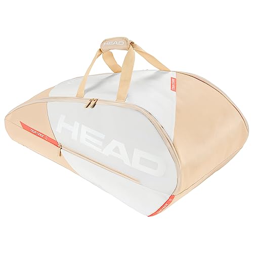 HEAD Unisex – Erwachsene Tour Racquet Bag L Tennistasche, Kamille/weiß, L von HEAD