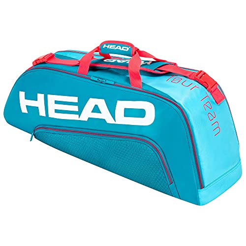 HEAD Unisex-Erwachsene Tour Team 6R Combi Tennistasche, blau/pink HEAD Unisex-Erwachsene Tour Team 6R Combi Tennistasche, blau/pink von HEAD