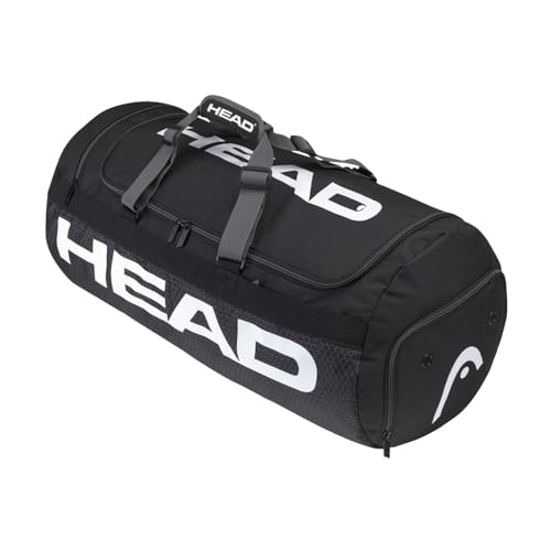 HEAD Unisex – Erwachsene Tour Team Sport Bag Tennistasche, schwarz/orange, One Size von HEAD