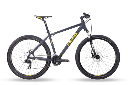 HEAD Unisex – Erwachsene Troy 1.0 Mountainbike, matt grau/gelb, 51 HEAD Unisex – Erwachsene Troy 1.0 Mountainbike, matt grau/gelb, 51 von HEAD