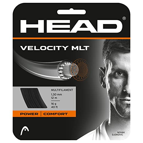 HEAD Unisex-Erwachsene Velocity MLT Set Tennis-Saite, Black, 17 HEAD Unisex-Erwachsene Velocity MLT Set Tennis-Saite, Black, 17 von HEAD