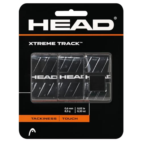HEAD Unisex-Erwachsene Xtremetrack Griffband, Black, Einheitsgröße HEAD Unisex-Erwachsene Xtremetrack Griffband, Black, Einheitsgröße von HEAD
