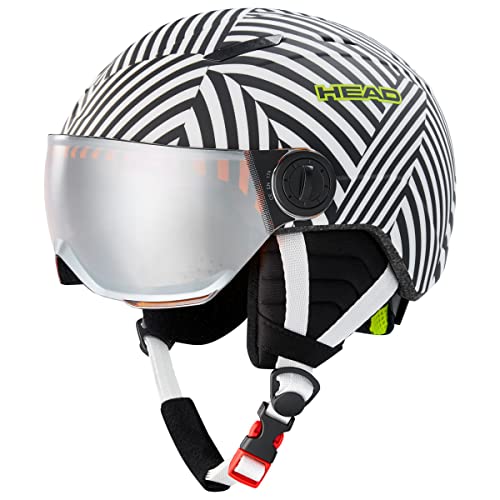HEAD Unisex Jugend Mojo Visor Skihelm, Schwarz/weiß, XXS EU HEAD Unisex Jugend Mojo Visor Skihelm, Schwarz/weiß, XXS EU von HEAD
