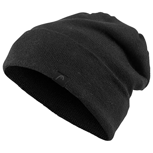 HEAD Unisex Snow BEANIES, Schwarz, Einheitsgröße EU von HEAD