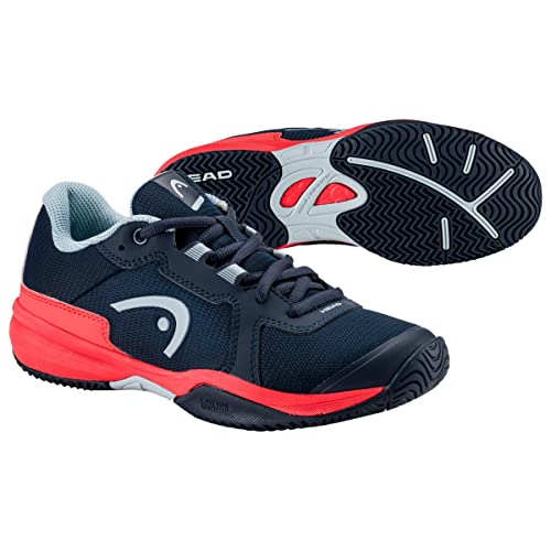 HEAD Unisex-Youth Sprint 3.5 Junior Tennisschuh, Blueberry/Coral, 33.5 von HEAD