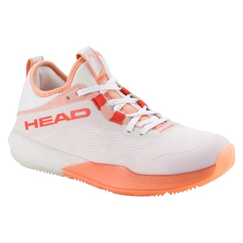 HEAD Women's Motion Pro Padel Women Padelschuhe, White/Coral, EU 37 HEAD Women's Motion Pro Padel Women Padelschuhe, White/Coral, EU 37 von HEAD