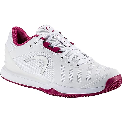 HEAD Women's Sprint Evo 3.0 Clay Schuhe, White/Berry, 38 EU HEAD Women's Sprint Evo 3.0 Clay Schuhe, White/Berry, 38 EU von HEAD