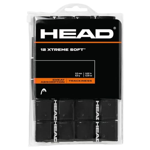 HEAD Unisex-Erwachsene 12 Xtremesoft Griffband, Black, Einheitsgröße HEAD Unisex-Erwachsene 12 Xtremesoft Griffband, Black, Einheitsgröße von HEAD