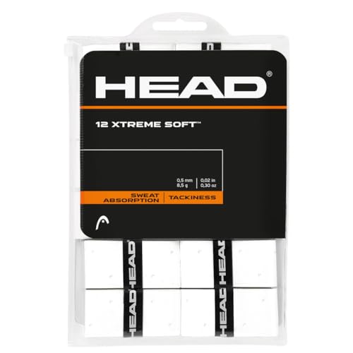 HEAD Unisex-Erwachsene 12 Xtremesoft Griffband, White, Einheitsgröße HEAD Unisex-Erwachsene 12 Xtremesoft Griffband, White, Einheitsgröße von HEAD