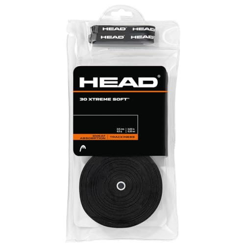 HEAD Unisex-Erwachsene 30 Xtremesoft Griffband, Black, Einheitsgröße HEAD Unisex-Erwachsene 30 Xtremesoft Griffband, Black, Einheitsgröße von HEAD