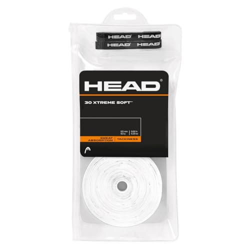 HEAD Unisex-Erwachsene 30 Xtremesoft Griffband, White, Einheitsgröße HEAD Unisex-Erwachsene 30 Xtremesoft Griffband, White, Einheitsgröße von HEAD